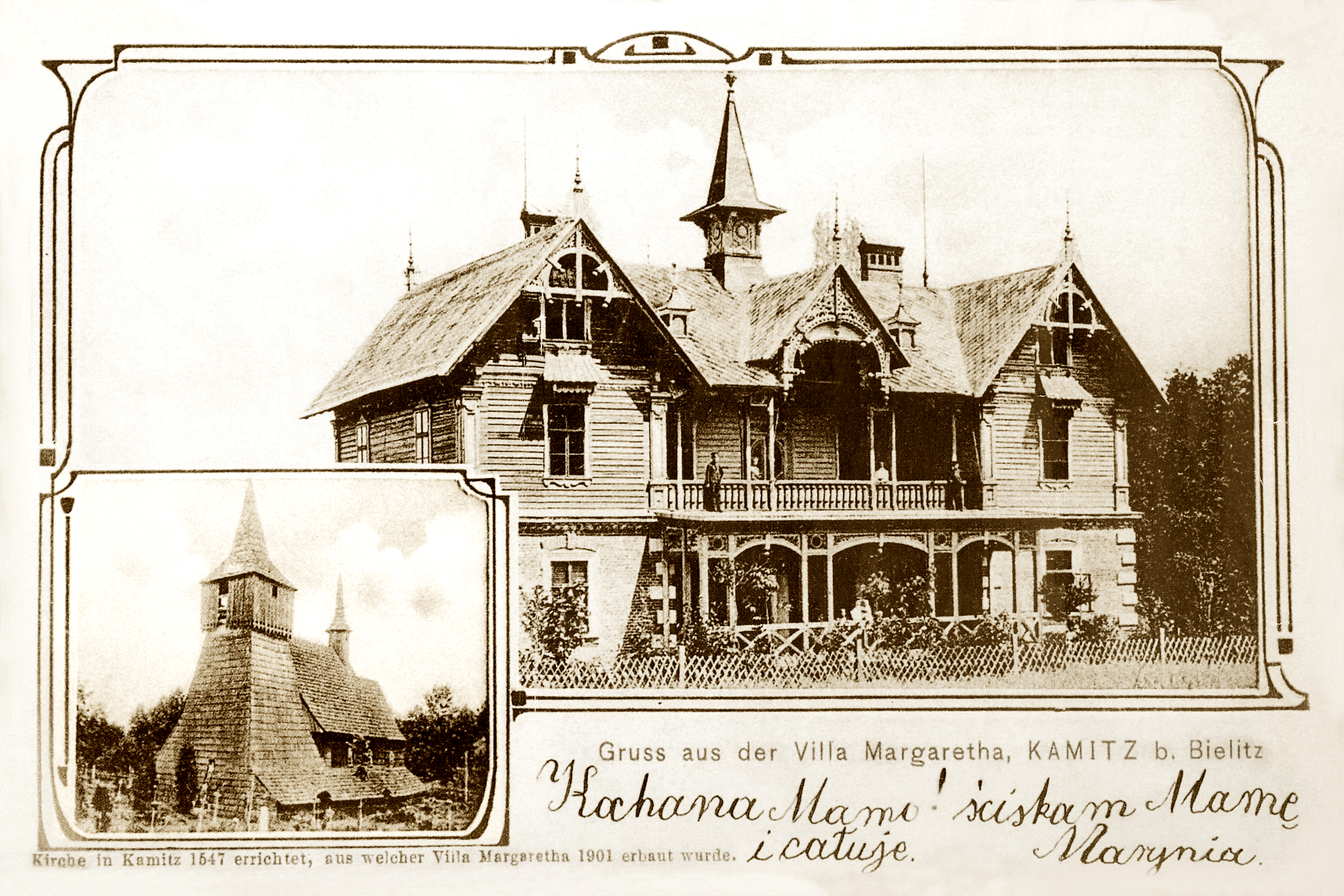 Pocztówka Willa Małgorzata