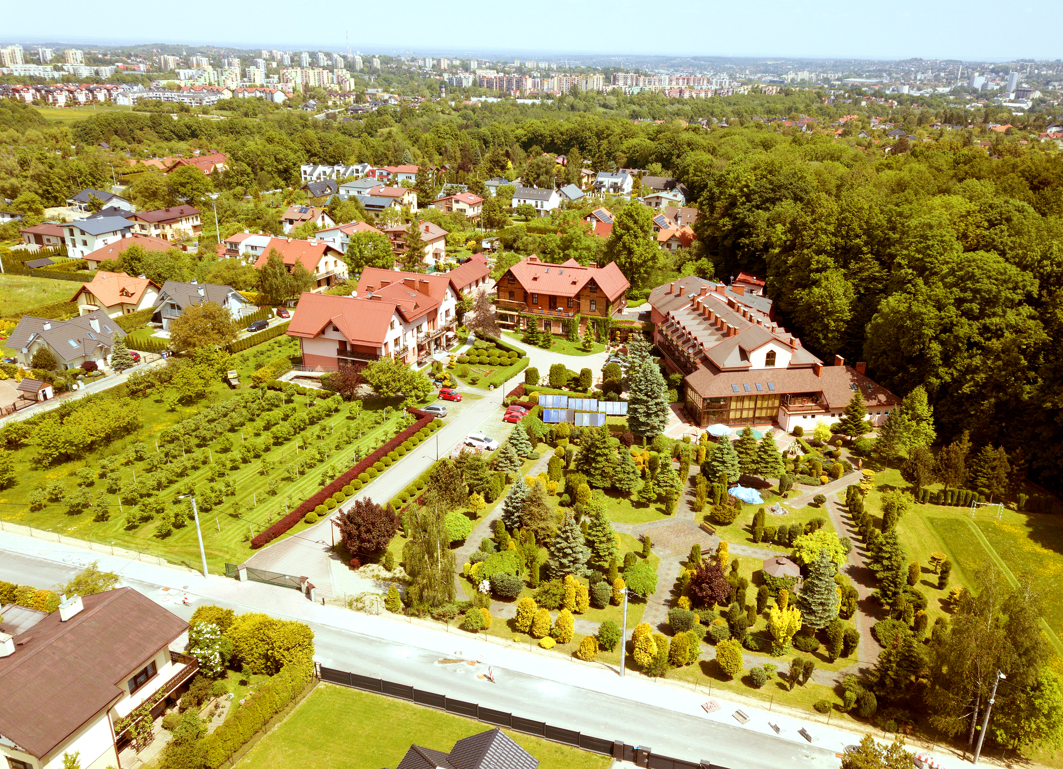 Ośrodek z lotu ptaka