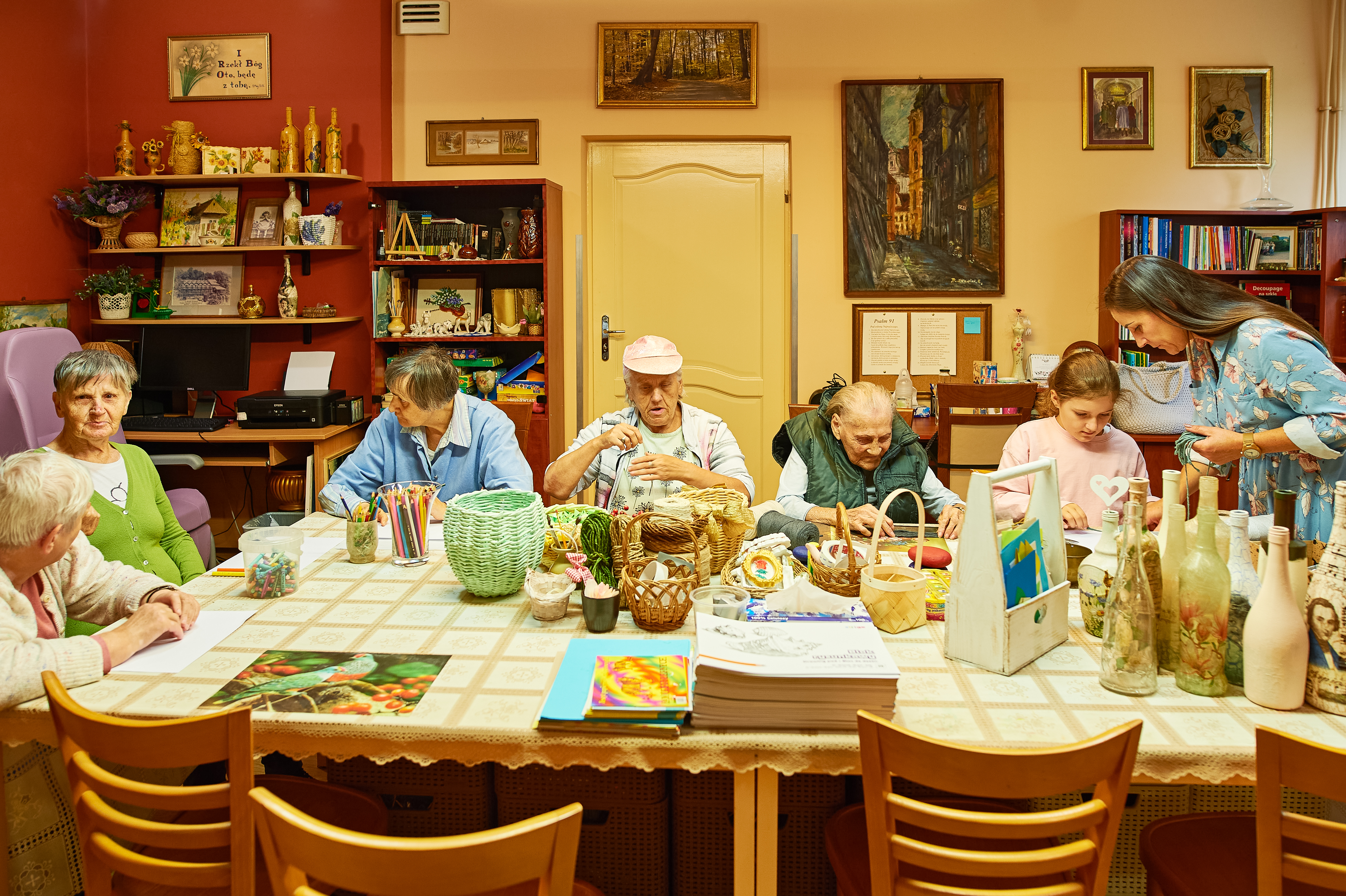 Fotografia z zajęć integracyjnych w grupie